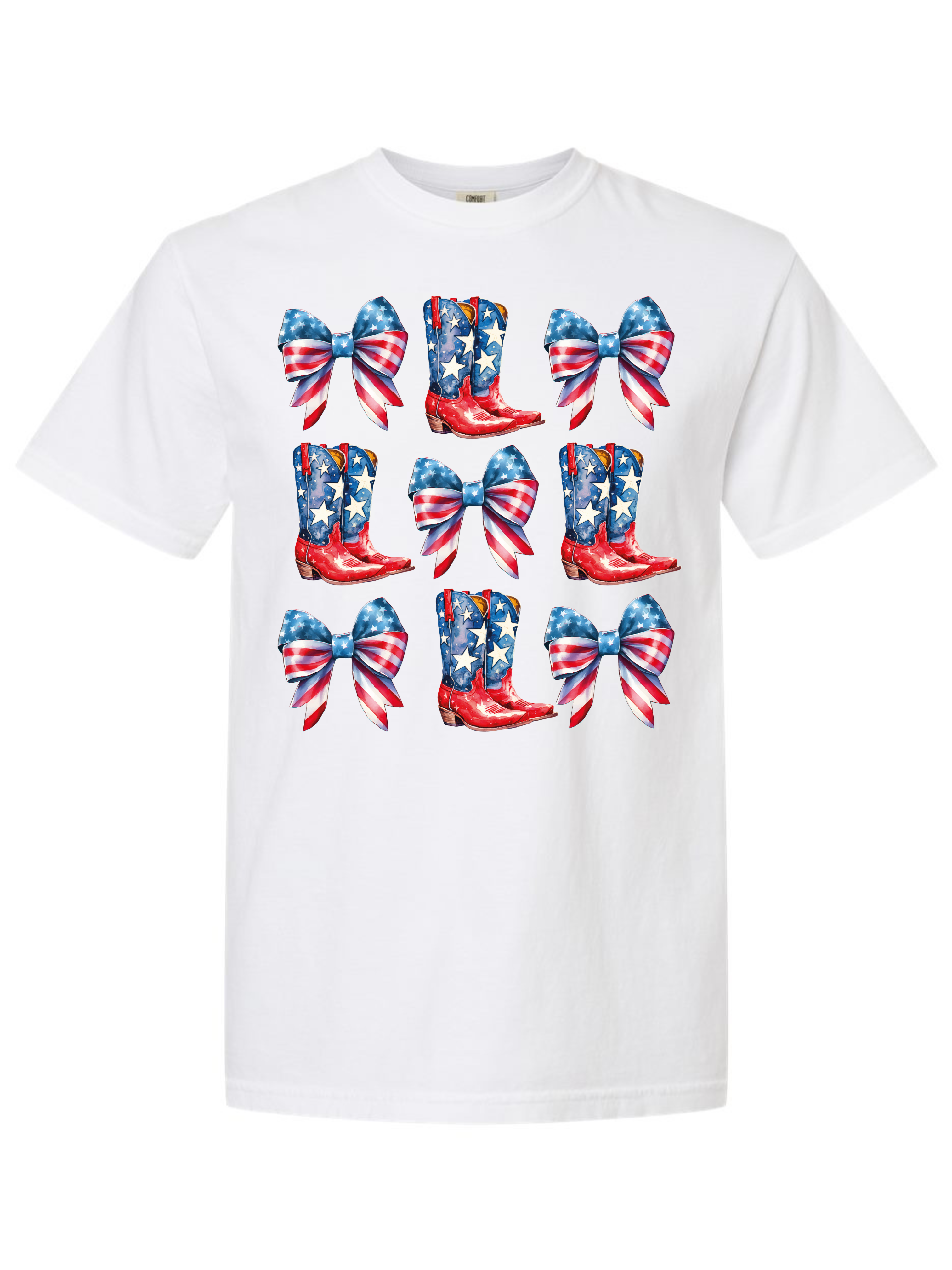 Americana Boots & Bows Graphic Tee