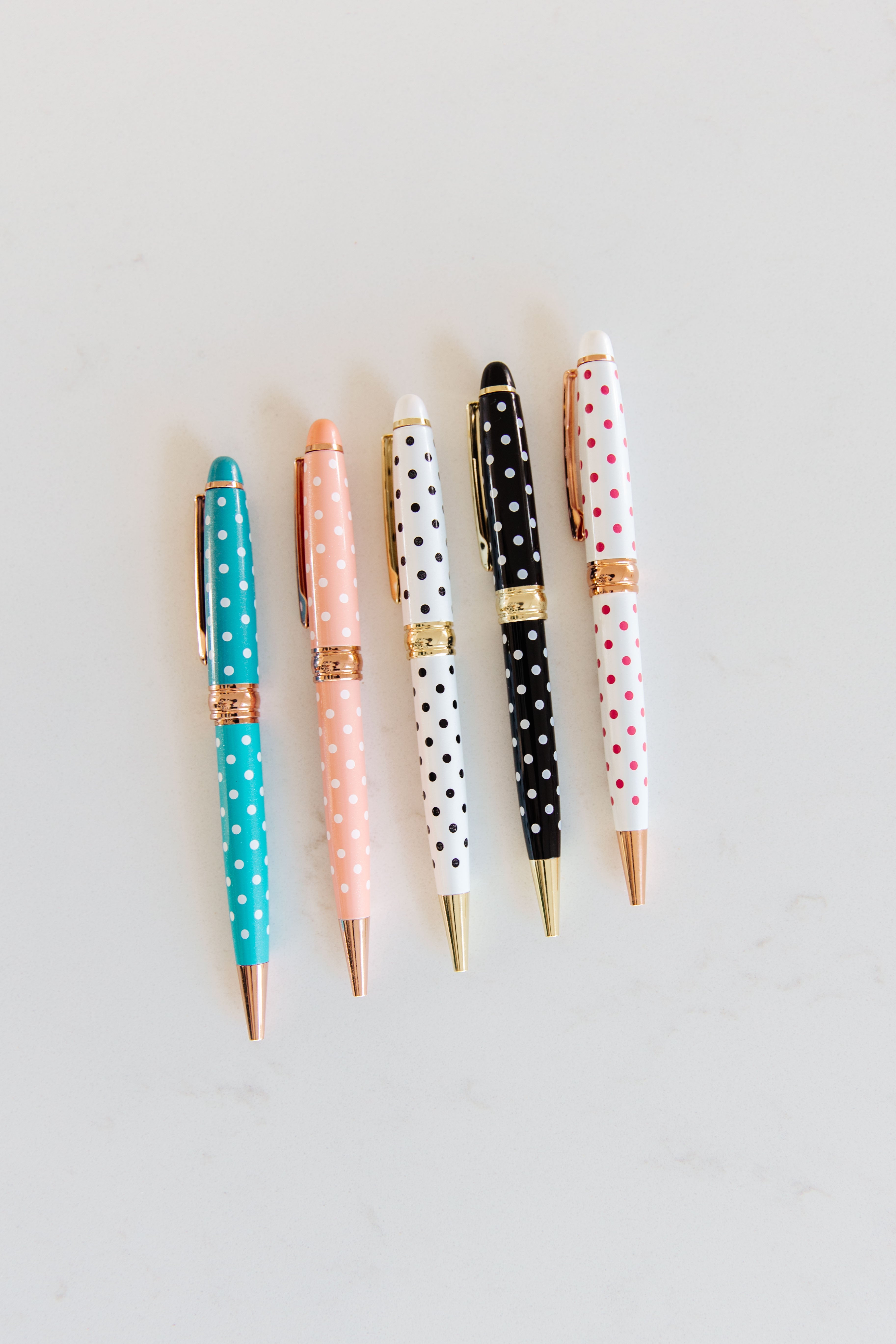 STATIONERY.LIFE POLKA DOTS MULTI COLOR BALL POINT PEN